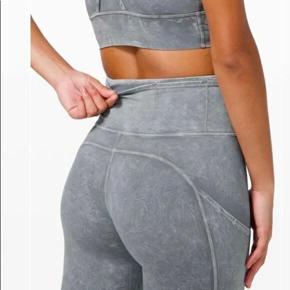 Lululemon fast and free high-rise tight Ice blue C34 - Picture 4 of 13